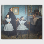 Edgar Degas - The Bellelli Family Geschenkpapier (Flach)