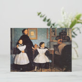 Edgar Degas, The Bellelli Family Karte (Stehend Vorderseite)