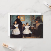 Edgar Degas, The Bellelli Family Karte (Vorderseite/Rückseite Beispiel)