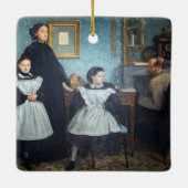 Edgar Degas - The Bellelli Family Keramikornament (Rückseite)