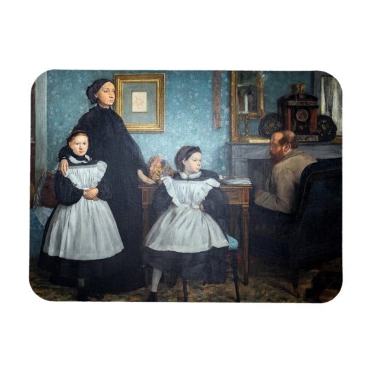 Edgar Degas - The Bellelli Family Magnet (Horizontal)