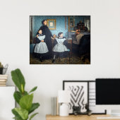 Edgar Degas - The Bellelli Family Poster (Heimbüro)