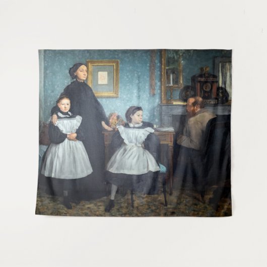 Edgar Degas - The Bellelli Family Wandteppich (Vorderseite (Horizontal))
