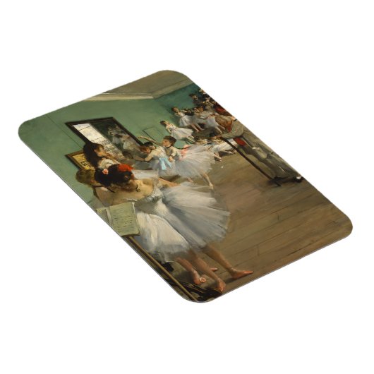 Edgar Degas-The dance class 1874 Magnet (Rechte Seite)