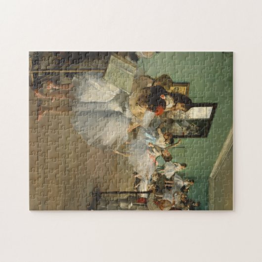 Edgar Degas-The dance class 1874 Puzzle (Horizontal)