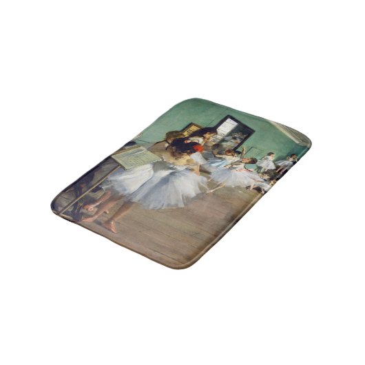 Edgar Degas - The Dance Class Badematte (Schrägansicht)