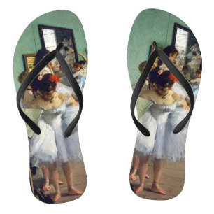 Edgar Degas - The Dance Class Badesandalen