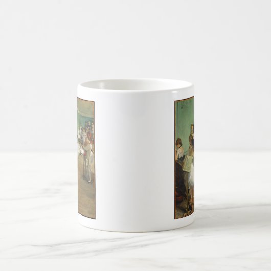 Edgar Degas The Dance Class Ballerina Painting Kaffeetasse (Mittel)