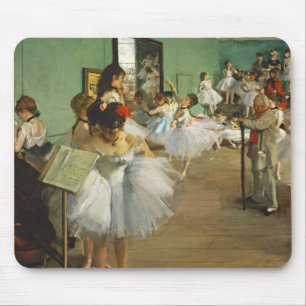 Edgar Degas The Dance Class Ballerina Painting Mousepad