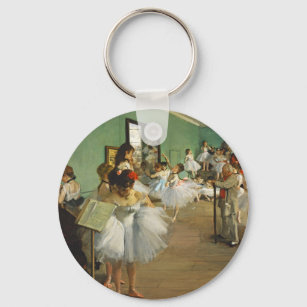 Edgar Degas The Dance Class Ballerina Painting Schlüsselanhänger