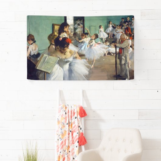 Edgar Degas - The Dance Class Banner (Insitu)