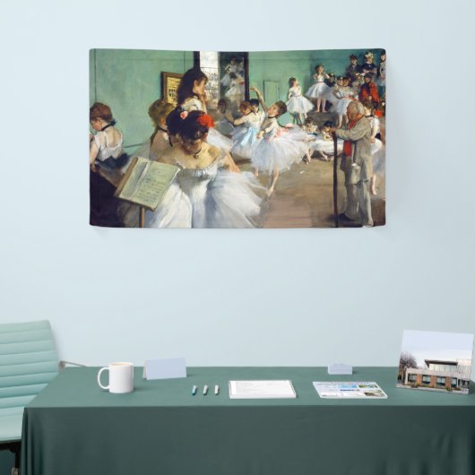 Edgar Degas - The Dance Class Banner (Messeveranstaltung)