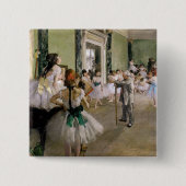 Edgar Degas - The Dance Class Button (Vorderseite)