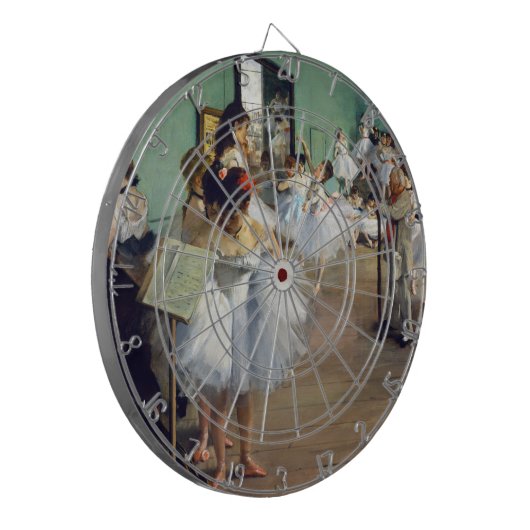 Edgar Degas - The Dance Class Dartscheibe (Vorderseite Links)