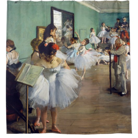 Edgar Degas - The Dance Class Duschvorhang (Vorderseite)
