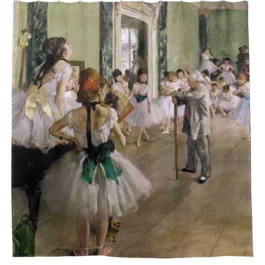 Edgar Degas - The Dance Class Duschvorhang (Vorderseite)