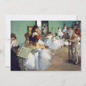 Edgar Degas - The Dance Class Einladung (Vorderseite)