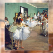 Edgar Degas - The Dance Class Fensteraufkleber (Blatt 2)