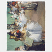 Edgar Degas - The Dance Class Fleecedecke (Vorderseite)