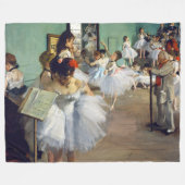 Edgar Degas - The Dance Class Fleecedecke (Vorderseite (Horizontal))