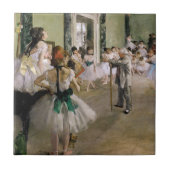 Edgar Degas - The Dance Class Fliese (Vorderseite)