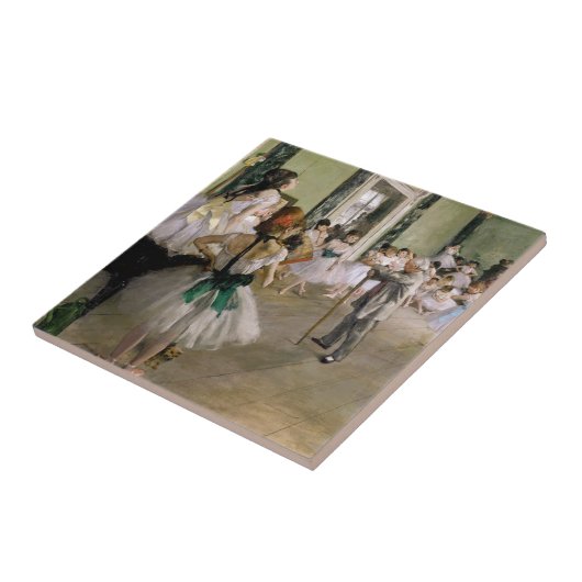 Edgar Degas - The Dance Class Fliese (Seite)
