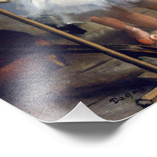 Edgar Degas - The Dance Class Fotodruck (Ecke)