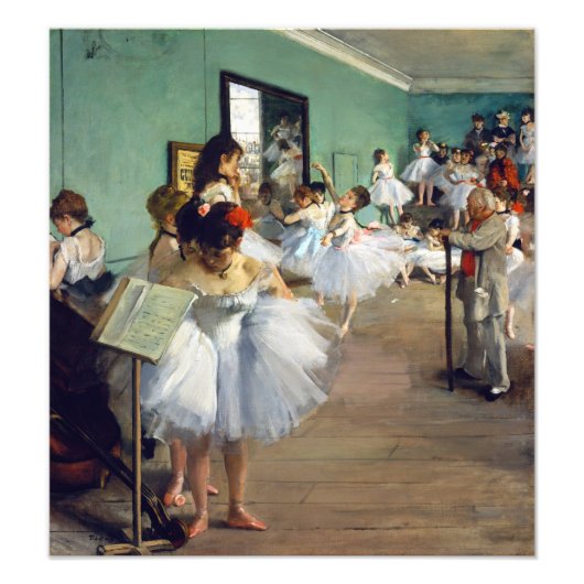Edgar Degas - The Dance Class Fotodruck (Vorne)