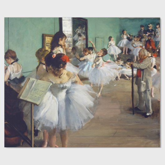 Edgar Degas - The Dance Class Geschenkpapier (Flach)