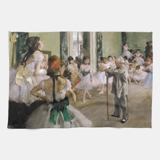 Edgar Degas - The Dance Class Geschirrtuch (Horizontal)