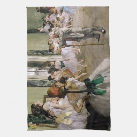 Edgar Degas - The Dance Class Geschirrtuch (Vertikal)
