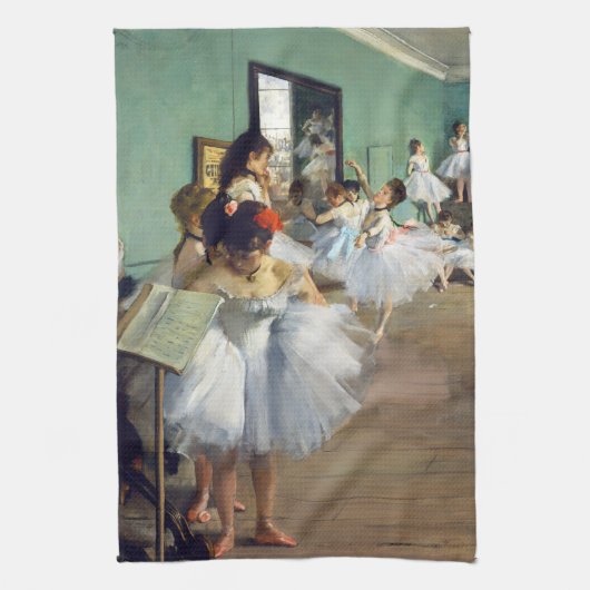 Edgar Degas - The Dance Class Geschirrtuch (Vertikal)