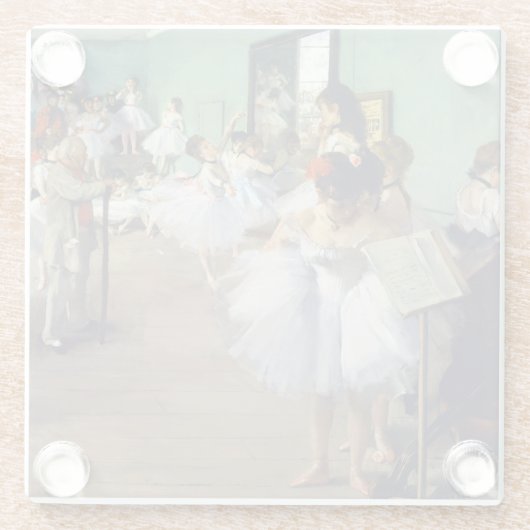 Edgar Degas - The Dance Class Glasuntersetzer (Rückseite)