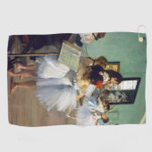 Edgar Degas - The Dance Class Golfhandtuch (Horizontal)