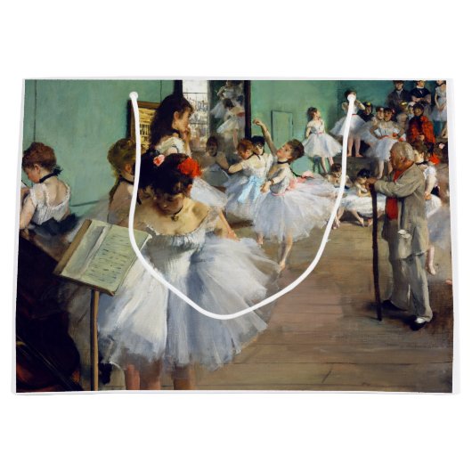Edgar Degas - The Dance Class Große Geschenktüte (Vorderseite)