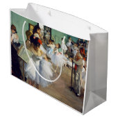 Edgar Degas - The Dance Class Große Geschenktüte (Rückseite Schrägansicht)