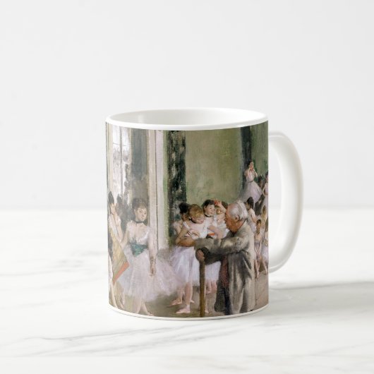 Edgar Degas - The Dance Class Kaffeetasse (VorderseiteRechts)