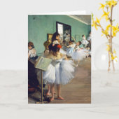 Edgar Degas - The Dance Class Karte (Gelbe Blume)