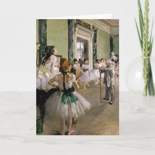 Edgar Degas - The Dance Class Karte (Vorderseite)