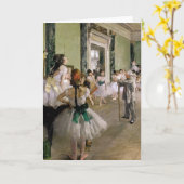 Edgar Degas - The Dance Class Karte (Gelbe Blume)