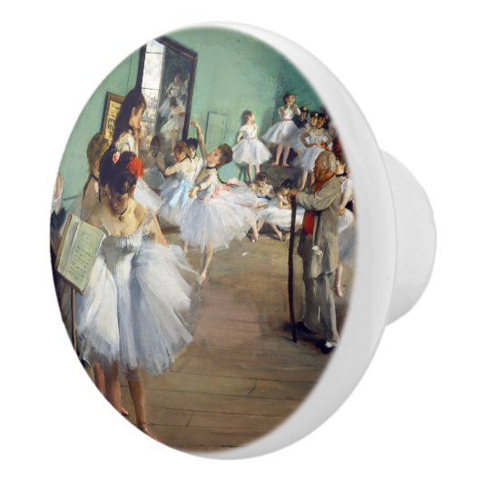 Edgar Degas - The Dance Class Keramikknauf (Rechts)