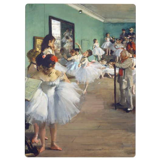 Edgar Degas - The Dance Class Klemmbrett (Rückseite)