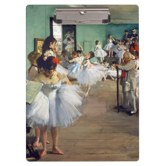 Edgar Degas - The Dance Class Klemmbrett (Vorderseite)