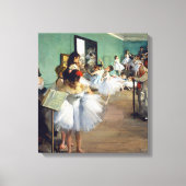 Edgar Degas - The Dance Class Leinwanddruck (Vorderseite)