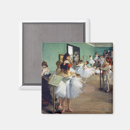Edgar Degas - The Dance Class Magnet (Vorderseite/Rückseite)