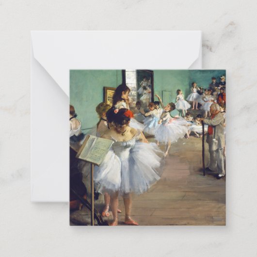 Edgar Degas - The Dance Class Mitteilungskarte (Vorderseite)