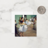Edgar Degas - The Dance Class Mitteilungskarte (Vorderseite/Rückseite Beispiel)
