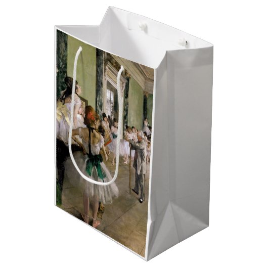 Edgar Degas - The Dance Class Mittlere Geschenktüte (Vorderseite Schrägansicht)