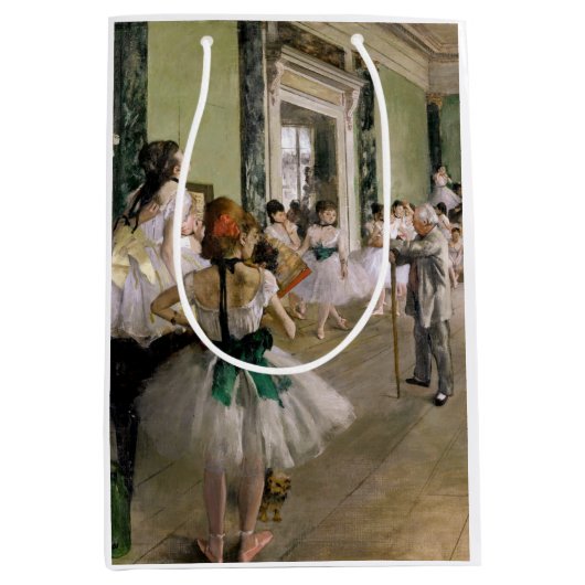 Edgar Degas - The Dance Class Mittlere Geschenktüte (Vorderseite)