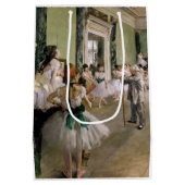 Edgar Degas - The Dance Class Mittlere Geschenktüte (Rückseite)
